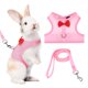 thumbnail image 1 of Arnés y Correa para Conejo Uxcell, Arnés de Chaleco Lindo para Mascotas Pequeñas, Hebilla Ajustable Suave de Malla Transpirable (L, Rosa) para Conejito, Gatito, Cerdito Pequeño, 1 of 7