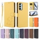 thumbnail image 3 of Carcasa Billetera de Cuero Sintético para Samsung Galaxy M15 5G, Amarillo, 3 of 6