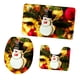 thumbnail image 3 of 3 unids navidad ba?o estera de ba?o alfombrilla set inodoro tapa tapa c949cp, 3 of 5
