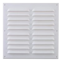 Celosía Ventilación Pvc Plana 23X23 Cm Blanco 10Un Dvp