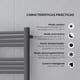 thumbnail image 3 of Calefactor Secador de Toallas Programable 500 w Mural 88x54 cm Viglio WIfi Gris, 3 of 5
