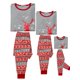 thumbnail image 4 of INSPIRE CHIC Conjunto de Pijama de Navidad con Estampado de Ciervo de Manga Larga para la Familia con Pantalones de Cintura Elástica Mujer S Rojo, 4 of 6