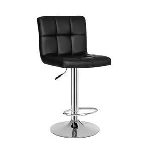 Global Latin - Silla Piso Bar Taburete Con Respaldo Cuadrado