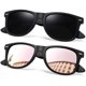 thumbnail image 1 of Gafas de sol Joopin Square Polarizadas con protección UV400 negro/rosa, 1 of 6