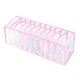 thumbnail image 1 of Organizador De Ropa Interior Plegable Bragas Sujetador Cajón Caja De Almacenamiento Rosa 11 Gripes, 1 of 5