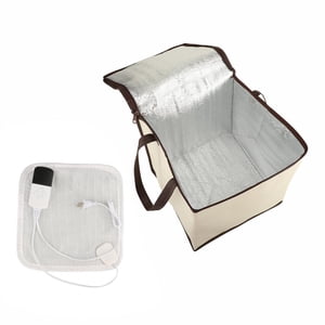 Magideal - Calentador De Fermentadora De , Caja De Fermentación Portátil Ajustable Para Hacer Pan Con Estera Calentadora Para Yogur, Pastelería, Queso, 20 Litros