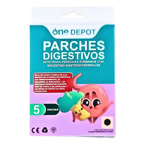 Set 8 Parches Digestivo Estomacal Alivia Dolor Lau