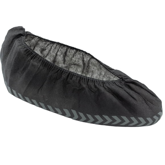 Cubrezapatos Desechables Antideslizantes Elásticos Negros 100 Piezas