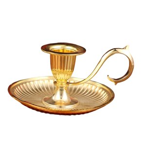 Magideal - Portavelas Retro, Candelabro Decorativo De Luz De Té De Aleación De Zinc, Soporte De Vela Para Navidad, Sala De Estar, Mesa, , , Dorado