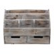 thumbnail image 2 of Organizador de escritorio Executive Office Solutions WO3 de madera rústica, 2 of 9
