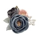 thumbnail image 3 of Ramillete De Flores Artificiales Rose Boutonniere Gris, 3 of 3