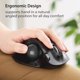 thumbnail image 3 of Ratón Trackball ELECOM EX-G inalámbrico para zurdos de 2,4 GHz, 3 of 9