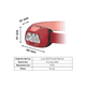 thumbnail image 3 of Linterna Frontal Energizer Hdl20 325 Lumenes Linterna Rojo Luz Blanco, 3 of 3
