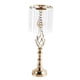 thumbnail image 4 of Portavelas Candelabro Centro De Mesa Para Hotel Boda Oro Grande, 4 of 5