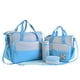 thumbnail image 1 of Hot-selling Fashion Oblique Span Waterproof Mommy Bag Five-piece Set Multi-functional Large-capacity Mother Bag One-shoulder Portable Mother And Baby Bag Diaper Bag, 1 of 5