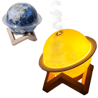 Genérico - Humidificador Lámpara Diseño Planeta Júpiter Difusor Aroma