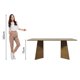 thumbnail image 3 of Mesa de Comedor Madesa 5388 Rectangular Marrón/Crema, 3 of 4