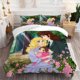 thumbnail image 1 of 3pcs "Little Sweetie" Golden Haired Lady and Brown Haired for Man Cozy Moments Theme Printed Bedding Set, 1 of 1