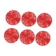 thumbnail image 4 of Juego De 6 Posavasos Reutilizables De 4 Pulgadas Para Restaurante, Oficina Y Encimera, Color Rojo, 4 of 5