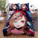 thumbnail image 1 of Streamer Pokimane Anime Style Portrait Artwork Quilt Duvet Cover Set3-Piece Bedding Set (1 Duvet Cover + 2 Pillow Shams), 1 of 3
