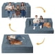thumbnail image 4 of Sofá cama convertible tipo futón Cansunna con almohada y funda extraíble, 4 of 9