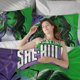 thumbnail image 5 of She Hulk 3-Piece Bedding Set For Kids Boys Girls Adult Cartoon Warm Cute Fashion Holiday Present Gift Bed Sheets, 5 of 5