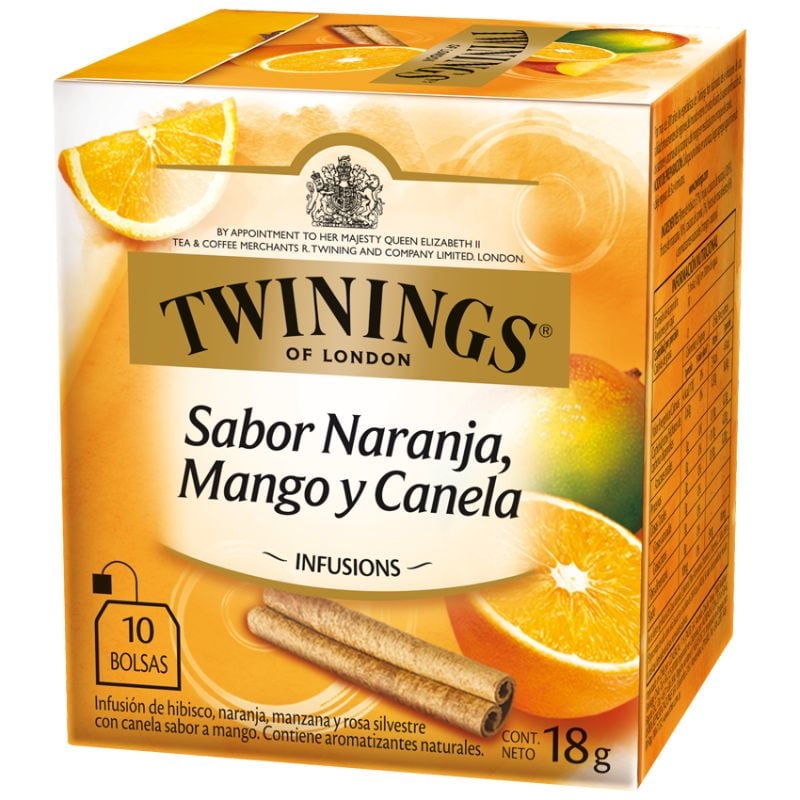Infusión Naranja, Mango Y Canela Caja 10 un Twinings