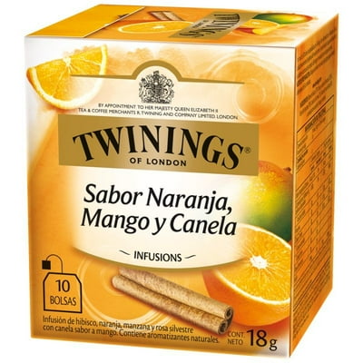 Infusión Naranja, Mango Y Canela Caja 10 Un Twinings