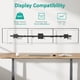 thumbnail image 3 of Soporte de Pared Triple WALI Monitores 17 a 32 Pulgadas Negro, 3 of 3