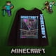 thumbnail image 4 of Camiseta Minecraft Pack de 3 Talla 7 Negro/Blanco/Azul Royal, 4 of 7