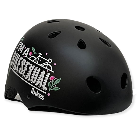 Casco Ibikes Bikesexual Negro Mate - LG