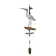 thumbnail image 1 of Hanging Bell Cohasset Gifts Egret/Heron, arte de jardín sostenible, 1 of 2