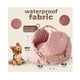 thumbnail image 2 of Asiento de coche para perros pequeños - 3 en 1 Carrier de viaje, Booster y cama para perros para coches - Lavable, antideslizante, correas de seguridad - Se ajusta a los asientos delanteros, 2 of 3
