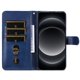 thumbnail image 3 of Funda tipo cartera para Motorola Moto G15 Power con bolsillo con cremallera y ranuras para tarjetas – Función de soporte Azul, 3 of 5