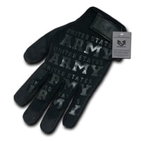 Guantes De Mecánico Rapdom Tactical Army, Ligeros, Negros
