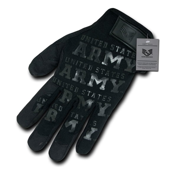 Guantes de mecánico RAPDOM Tactical Army, ligeros, negros