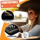thumbnail image 4 of Fundas de asiento de coche Kingphenix de piel viscoelástica, 2 unidades, color gris, 4 of 9