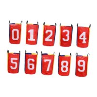 Magideal - 10 Bolsas De Carreras De Sacos De Patatas, Juguete Deportivo, Juegos De Interacción Entre Padres E Hijos Para El Césped Al Aire Libre, Carnaval, Jardí S