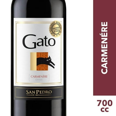 Vino Tinto Carmenere San Pedro Botella 700 Ml Gato
