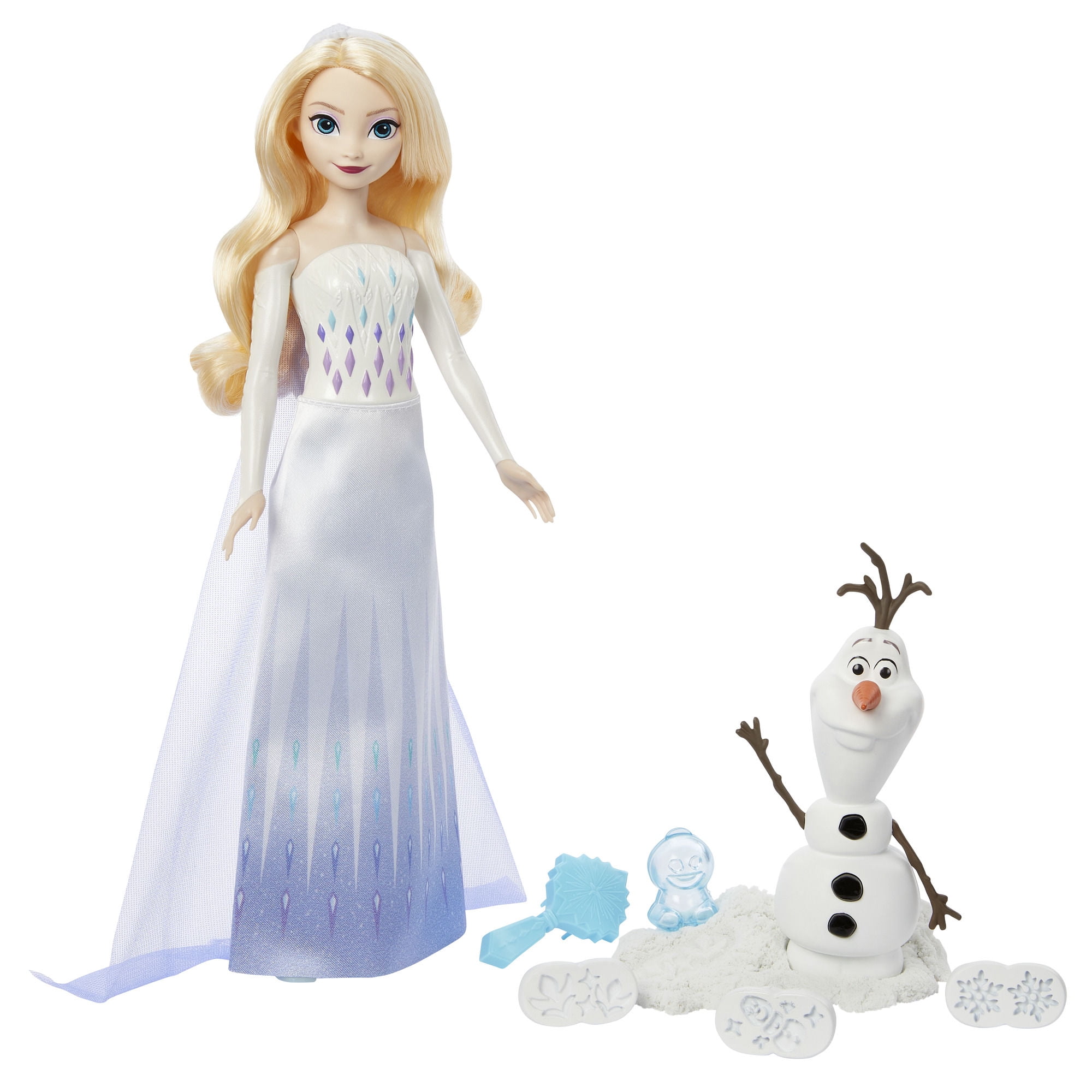 Frozen Elsa Olaf Aventuras Muñeca Sello Nieve 3 años+
