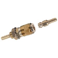 Ioensy - Antorcha De Soldadura De Latón Conector Rápido Montaje Conexión Rápida De Agua O Gas Amarillo 6 Mm