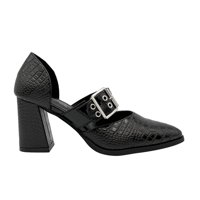 Danicolle Calzado - Zapato Para Mujer Puntiagudo Negro Danicolle