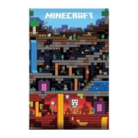 Póster Trends International Minecraft Worldly 88 X 57 Cm