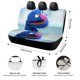 thumbnail image 2 of Grover-theme Car Rear Seat Covers Back Elastic Flexible Car Seat Covers Decorative Fits Most Cars 120x59x76cm, 2 of 6
