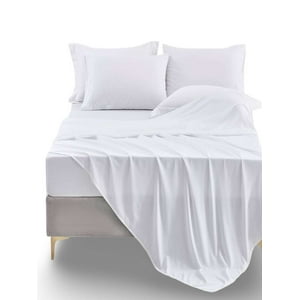 Genérico - Juego De Sabanas 210 Hilos Doral Plaza Y Media Blanco