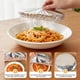 thumbnail image 4 of Cubiertas alimentos aluminio reutilizables aislamiento térmico flexibles comida preparada hornear 10 uds, 4 of 6