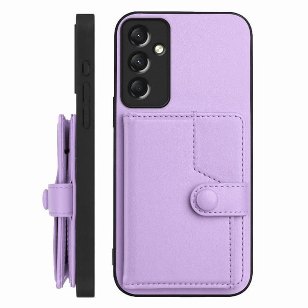 FOXDOCK Funda para SAMSUNG Galaxy A24 con Bloqueo RFID - Diseño Elegante con Cierre de Botón