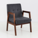 thumbnail image 1 of Sillón Marlow de Terciopelo - Gris Oscuro, 1 of 7
