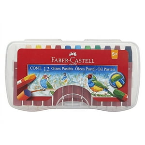 Faber Castell - Lápiz Pastel Escolar Graso 12 Colores