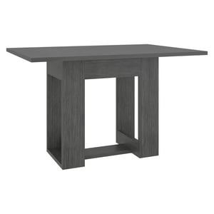 Fm Furniture - Mesa De Comedor Capacidad Para 4 Puestos 74X120X85 Cm Gris